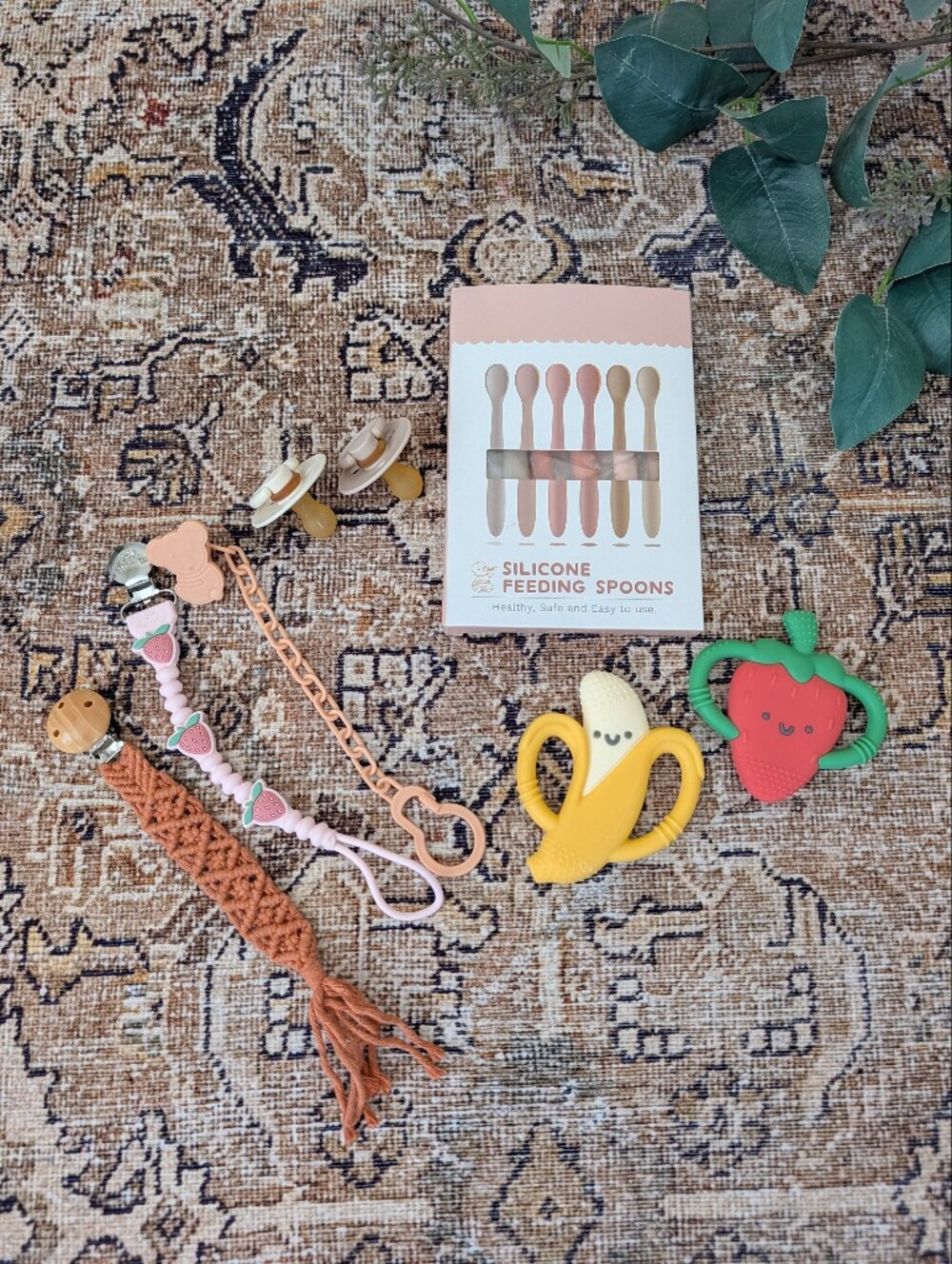 Baby girl feeding + teething bundle